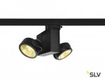 SLV 1001427 3Ph, TEC KALU 2 LED светильник накладной 31Вт с LED 3000К, 1900лм, 2х 24°, черный