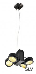 SLV 1001435 TEC KALU, комплект подвесов, 1.5 м, черный