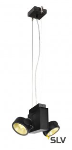 SLV 1001435 TEC KALU, комплект подвесов, 1.5 м, черный