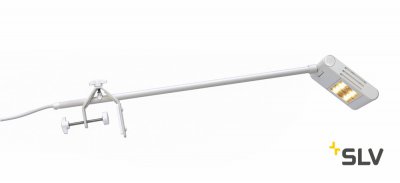 SLV 1001464 LENITO светильник на струбцине 23Вт с LED 3000К, 2500лм, 170°, с выключателем, белый