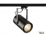SLV 1001484 3Ph, EURO SPOT LED LARGE светильник 61Вт с LED 3000К, 5500лм, 38°, черный
