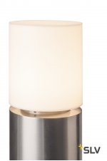 SLV 1001490 ROX ACRYL POLE 90 светильник ландшафтный IP44 для лампы E27 20Вт макс., сталь/ белый (ex 232276)