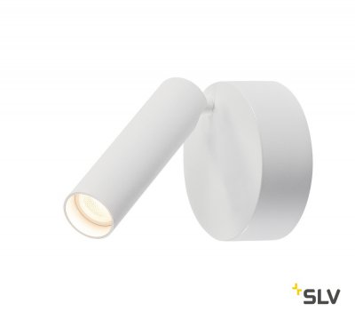 SLV 1001496 KARPO 30 SINGLE CW светильник накладной 9Вт с LED 3000К, 600лм, 40°, CRI>90, диммируемый, белый