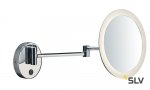 SLV 1001503 MAGANDA WL настенное зеркало косметическое IP44 с подсветкой 4.2Вт с LED 3000К, 70лм, хром/ белый