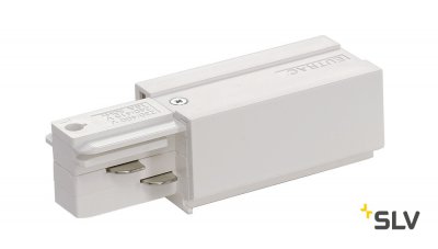 SLV 1001513 3Ph | EUTRAC®, разъём питания торцевой, 16А макс., GND слева, белый RAL9016 