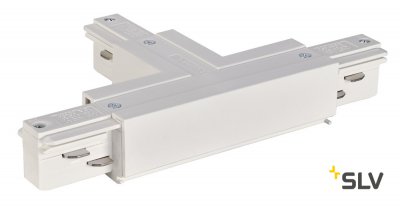 SLV 1001518 3Ph | EUTRAC®, T-коннектор с разъёмом питания, GND слева, 16A макс., белый RAL9016 (ex 145631)