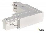 SLV 1001521 3Ph | EUTRAC®, L-коннектор с разъёмом питания, 16А макс., GND по внутр. углу, белый (ex 145681)