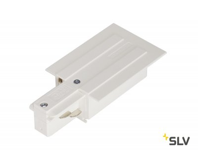 SLV 1001533 3Ph | EUTRAC® R, разъём питания, 16А макс., GND слева, белый RAL9016 (ex 145541)