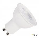 SLV 1001562 LED GU10 источник света 230В, 7.2Вт, 3000K, 570лм, 36°, диммируемый, белый корпус