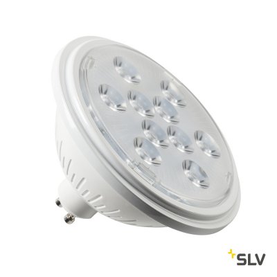 SLV 1001569 LED QPAR111 GU10 источник света 230В, 7Вт, 3000K, 730лм, 13°, белый корпус SLV 1001569 LED QPAR111 GU10 источник света 230В, 7Вт, 3000K, 730лм, 13°, белый корпус