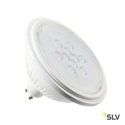 SLV 1001571 LED QPAR111 GU10 источник света 230В, 7Вт, 3000K, 730лм, 25°, белый корпус SLV 1001571 LED QPAR111 GU10 источник света 230В, 7Вт, 3000K, 730лм, 25°, белый корпус