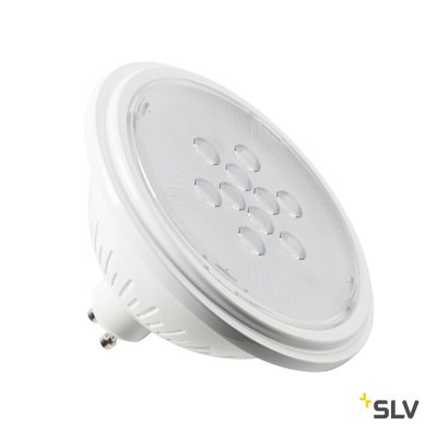 SLV 1001573 LED QPAR111 GU10 источник света 230В, 7Вт, 3000K, 730лм, 40°, белый корпус SLV 1001573 LED QPAR111 GU10 источник света 230В, 7Вт, 3000K, 730лм, 40°, белый корпус