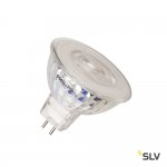 SLV 1001574 НЕДОСТУПЕН К ЗАКАЗУ! LED MR16 источник света 12В, 5.5Вт, 2700K, 450лм, 36°, зерк. корпус (ex 560172)