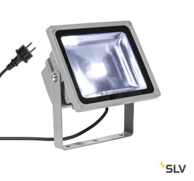 SLV 1001635 OUTDOOR BEAM 23 светильник накладной IP65 32Вт с LED 5700К, 2900лм, 100°,  серебристый (ex 231111)