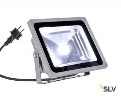 SLV 1001637 OUTDOOR BEAM 29 светильник накладной IP65 54Вт с LED 5700К, 5100лм, 100°,  серебристый (ex 231121)
