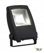 SLV 1001642 FLOOD LIGHT 25 светильник IP65 32Вт с LED 5700К, 2350лм, 90°, кабель 2м с вилкой, черный (ex 231162)