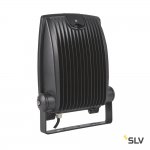 SLV 1001643 FLOOD LIGHT 25 светильник IP65 32Вт с LED 3000К, 2200лм, 90°, кабель 2м с вилкой, черный (ex 231162)