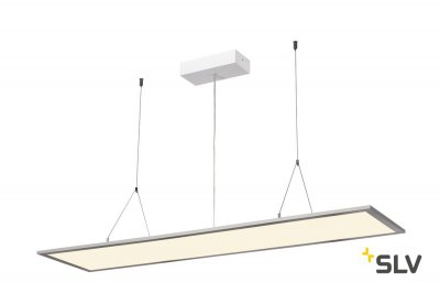 SLV 1001647 I-PENDANT PRO LED PANEL PREMIUM светильник подвесной 42Вт с LED 3000K, 3750лм, UGR<19, серебристый