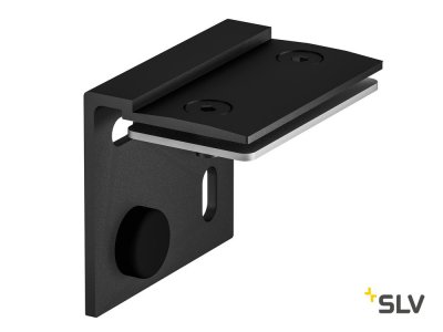 SLV 1001802 H-PROFIL, кронштейн стеновой, 2шт., черный SLV 1001802 H-PROFIL, кронштейн стеновой, 2шт., черный
