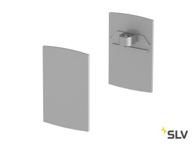 SLV 1001809 H-PROFIL, заглушка, 2шт., алюминий SLV 1001809 H-PROFIL, заглушка, 2шт., алюминий