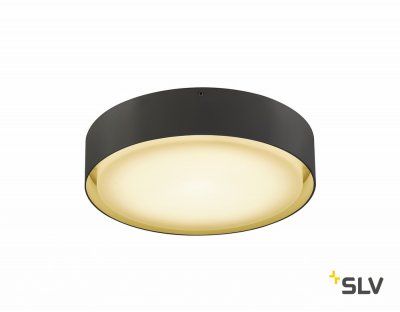 SLV 1001856 LIPA светильник накладной IP54 24Вт c LED 3000К/4000К, 1500лм, антрацит