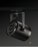SLV 1001860 1PHASE-TRACK, EURO SPOT ES111 светильник для лампы ES111 75Вт макс., черный