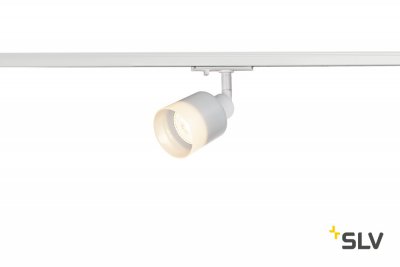 SLV 1001869 1PHASE-TRACK, PURI GLASS светильник для лампы GU10 50Вт макс., белый/ стекло матовое