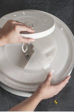 SLV 1001884 MEDO 40 LED CW TRIAC светильник накладной 31Вт с LED 3000К/4000К, 3100лм/3200лм, 105°, белый