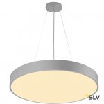 SLV 1001888 MEDO 60 LED CW TRIAC светильник накладной 40Вт с LED 3000К/4000К, 3800лм/4200лм, 105°, серебристый