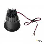 SLV 1001925 HORN MEDI LED светильник встраиваемый 350мА 5Вт с LED 3000К, 230лм, 15°, черный