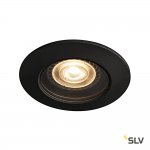 SLV 1001930 VARU GU10 светильник встраиваемый IP65 для лампы GU10 5.5Вт макс., черный