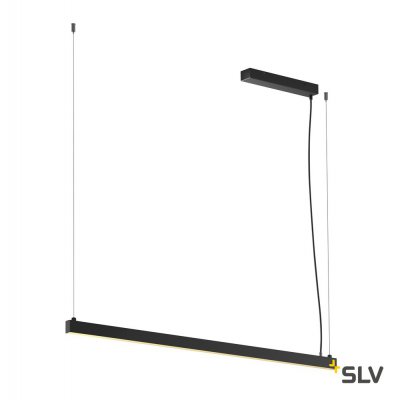 SLV 1001940 AROSA 125 PD-1 светильник подвесной 32Вт с LED 3000К, 950лм+750лм, черный матовый SLV 1001940 AROSA 125 PD-1 светильник подвесной 32Вт с LED 3000К, 950лм+750лм, черный матовый