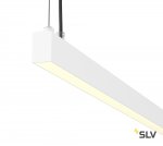 SLV 1001941 AROSA 125 PD-1 светильник подвесной 32Вт с LED 3000К, 950лм+750лм, белый матовый