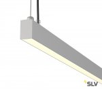 SLV 1001945 AROSA 200 PD-2 светильник подвесной 65Вт с LED 3000К, 2х 1800лм, алюминий