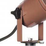 SLV 1001964 NAUTILUS 15 SPIKE светильник IP65 для лампы LED GU10 11Вт макс., кабель 1.5м с вилкой, бурый