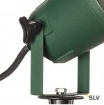 SLV 1001965 NAUTILUS 15 SPIKE светильник IP65 для лампы LED GU10 11Вт макс., кабель 1.5м с вилкой, зеленый