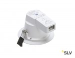 SLV 1001973 RILO 90 DL светильник встраиваемый 6Вт с LED 3000К/4000K, 420лм/450лм, 90°, CRI>90, белый/ хром