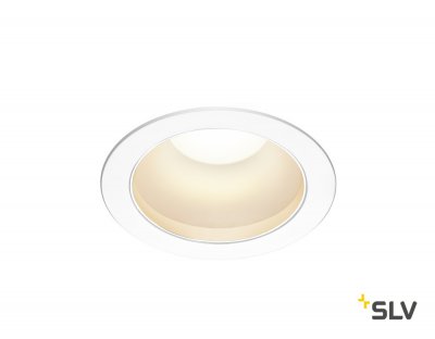 SLV 1001974 RILO 125 DL светильник встр. 13Вт с LED 3000К/4000K, 970лм/1050лм, 60°, UGR<19, CRI>90, белый/ хром