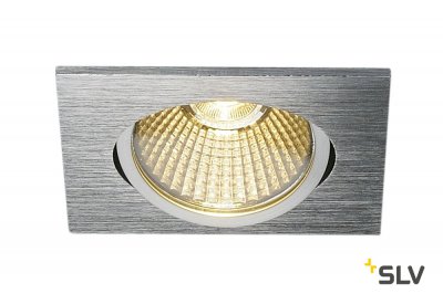 SLV 1001993 NEW TRIA 68 SQUARE CS/LS DtW светильник встр. 7.2Вт с LED 1800-3000К, 440лм, 38°, CRI>90, алюминий