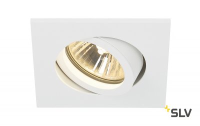 SLV 1001995 NEW TRIA 68 SQUARE GU10 CS/LS светильник встраиваемый для лампы GU10 50Вт макс., белый