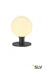 SLV 1001999 GLOO PURE 27 светильник ландшафт. IP44 для лампы E27 23Вт макс., антрацит/ стекло белое (ex 232015) 