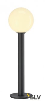 SLV 1002001 GLOO PURE 70 светильник ландшафт. IP44 для лампы E27 23Вт макс., антрацит/ стекло белое (ex 232035) 