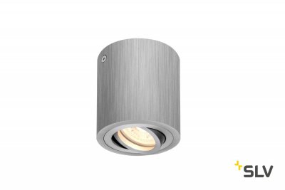 SLV 1002012 TRILEDO ROUND GU10 CL светильник потолочный для лампы GU10 50Вт макс., матированный алюминий SLV 1002012 TRILEDO ROUND GU10 CL светильник потолочный для лампы GU10 50Вт макс., матированный алюминий