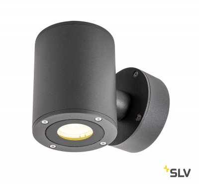 SLV 1002018 SITRA WALL UP-DOWN LED светильник настенный IP44 17Вт с LED 3000К, 2х 488лм, 2х 55°, антрацит SLV 1002018 SITRA WALL UP-DOWN LED светильник настенный IP44 17Вт с LED 3000К, 2х 488лм, 2х 55°, антрацит