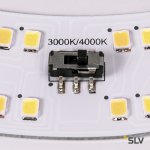 SLV 1002021 LIPSY 35 DOME светильник накладной IP44 18Вт с LED 3000К/4000K, 1850лм/2050лм, белый