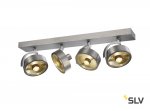 SLV 1002025 KALU 4 ES111 светильник накладной для 4-х ламп ES111 по 75Вт макс., матированный алюминий