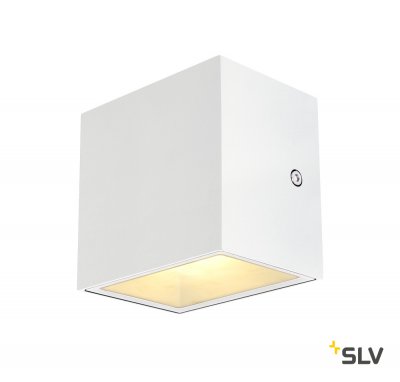 SLV 1002033 SITRA CUBE LED светильник настенный IP44 10Вт с LED 3000К, 2х 560лм, 2х 90°, белый SLV 1002033 SITRA CUBE LED светильник настенный IP44 10Вт с LED 3000К, 2х 560лм, 2х 90°, белый