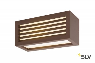 SLV 1002036 BOX-L LED светильник настенный IP44 19Вт LED 3000К, 480лм, бурый
