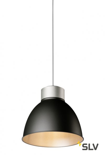 SLV 1002055 EURO PARA светильник подвесной для лампы E27 150Вт макс., без основания, без плафона, серебристый