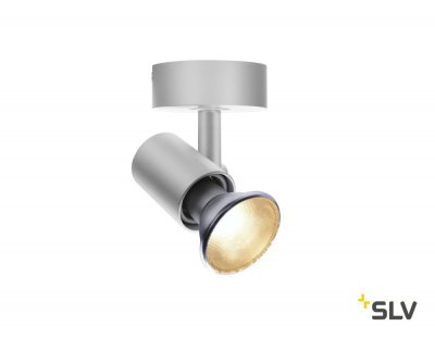 SLV 1002074 SPOT E27 светильник накладной для лампы E27 75Вт макс., серебристый SLV 1002074 SPOT E27 светильник накладной для лампы E27 75Вт макс., серебристый